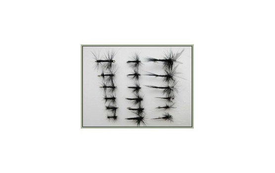 18 Dry Flies   Midge Spider Gnat