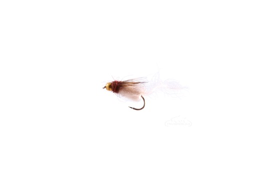 Sparkle Pupa Emerger Bead Head Tan
