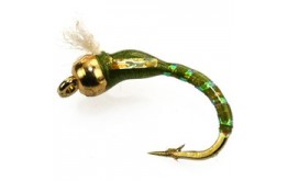 3D Glass Epoxy Bead Head Nymph Olive