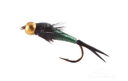 Copper John Nymph Wired BH RL Green