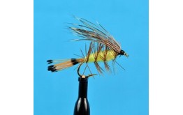 Palmered Caddis Green