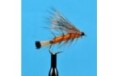 Palmered Caddis Orange