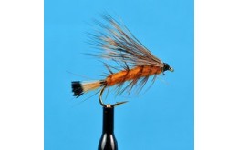 Palmered Caddis Orange