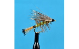 Palmered Caddis Yellow